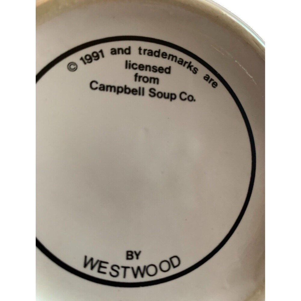 Campbell 1991 Soup Mug Cup By Westwood Coffee Hot Chocolate Tea Vintage - Picture 2 of 5
